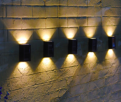 TRAFLA SOLARWALL™ | Luxuriöse LED-Solar-Wandleuchte